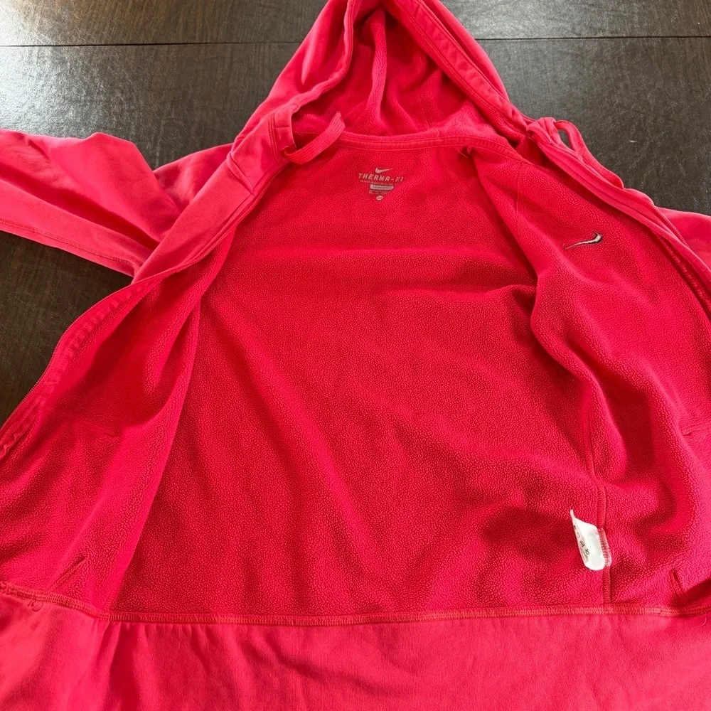Nike Therma Fit Fleece Lined Zip up Hoodie Sz XS